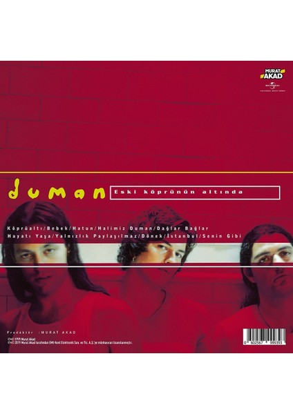 Duman Eski Köprünün Altında Lp fiyatları