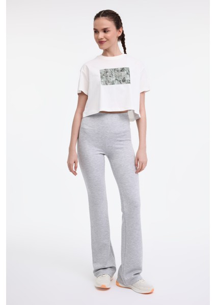 Wl Rena 11outss25105 5fx Ekru Kadın Kısa Kol T-Shirt