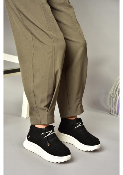 T973774202 Siyah Süet Kadın Ayakkabı fırsatları