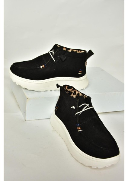 T973774202 Siyah Süet Kadın Ayakkabı indirimleri