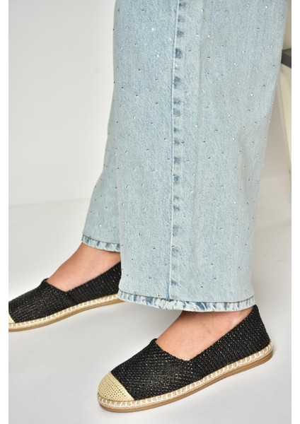 D280250017 Siyah Hasır Günlük Kadın Ayakkabı indirimleri