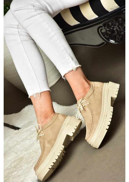 R294783002 Ten Süet Kadın Ayakkabı fiyatları