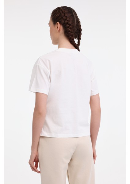 Wl Unı 11kt70 5fx Ekru Kadın Kısa Kol T-Shirt fiyatları
