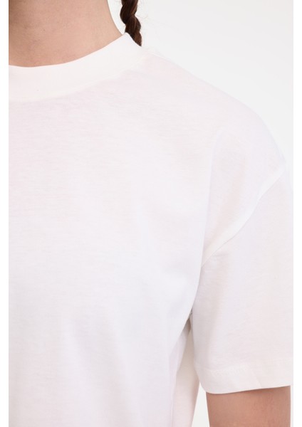 Wl Unı 11kt70 5fx Ekru Kadın Kısa Kol T-Shirt fırsatları
