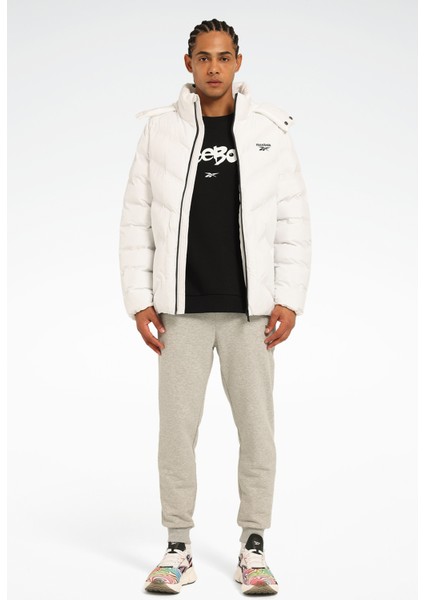 Henry Jacket Beyaz Erkek Kısa Kaban