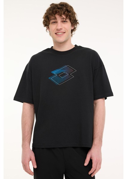 M-Crossa Tee 5fx Siyah Erkek Kısa Kol T-Shirt