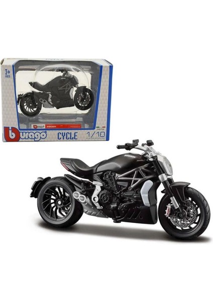 Motorsiklet 1:18 Motor Ducati Xdiavel S Siyah