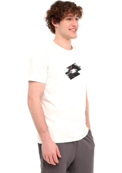 M-Fıgure Tee 5fx Ekru Erkek Kısa Kol T-Shirt