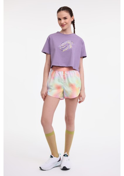 W-Shınen Tee 5fx Mor Kadın Kısa Kol T-Shirt modelleri
