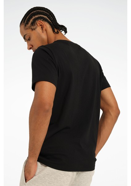 New Id Reg Tee Siyah Erkek Kısa Kol T-Shirt