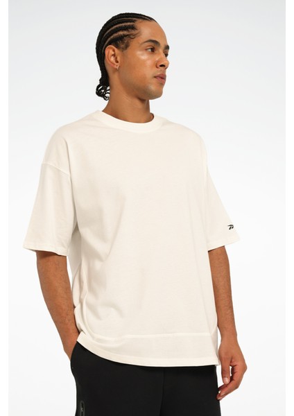 Desce Tee Beyaz Erkek Kısa Kol T-Shirt