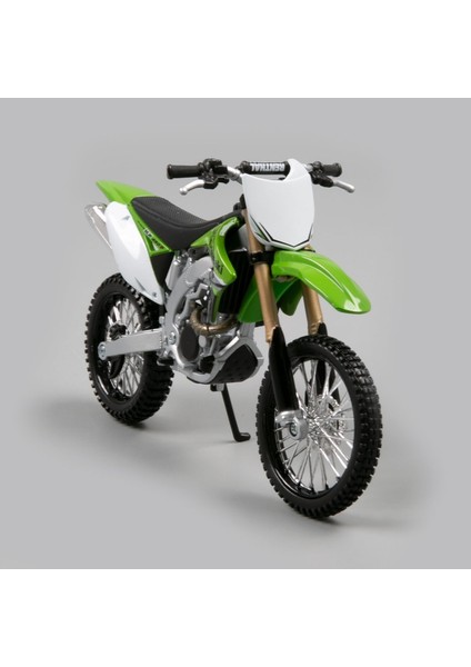 Motorsiklet Kawasaki Kx 450F Enduro Yeşil 1/18 Ölçek