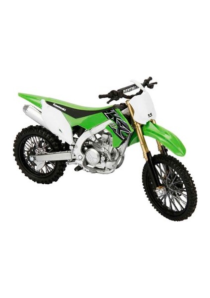 Motorsiklet Kawasaki Kx 450F Enduro Yeşil 1/18 Ölçek