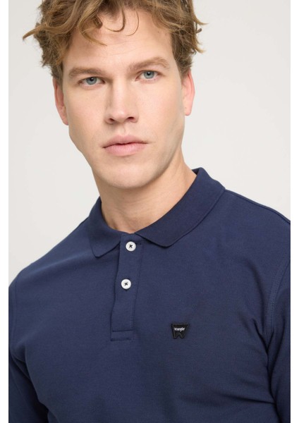 Erkek Regular Fit Polo Lacivert Erkek Kısa Kol T-Shirt