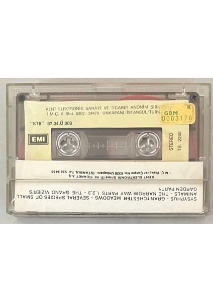 Pink Floyd Ummagumma Vol 2 Kaset (Orijinal Dönem Kağıt Baskı Kaset)