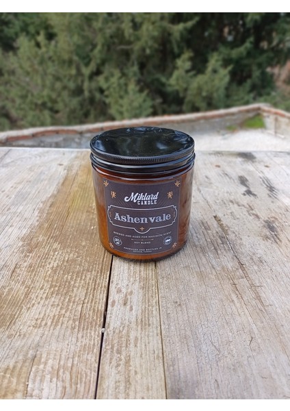 Kokulu Mum - Doğal Soya Mumu Amber Kavanoz - 500 cc