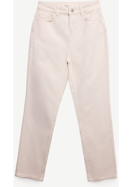 Mom Fit Denim Pantolon