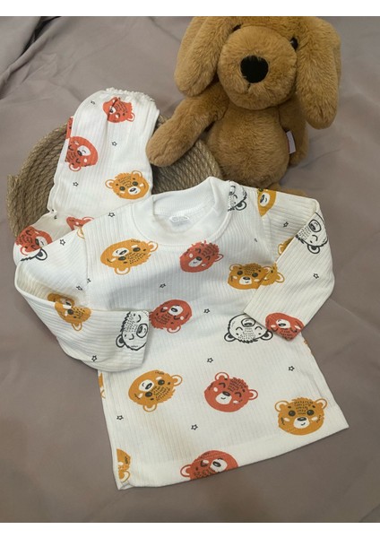 Ayıcıklı Erkek Pijama Takımı