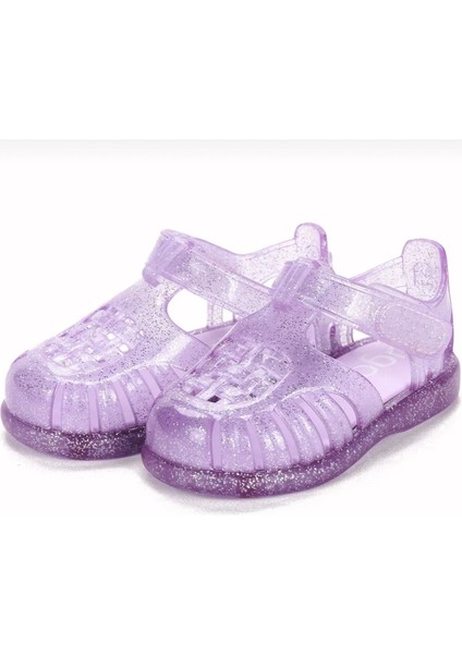 Tobby Gloss Glitter Kız Çocuk Lila Sandalet fiyatları