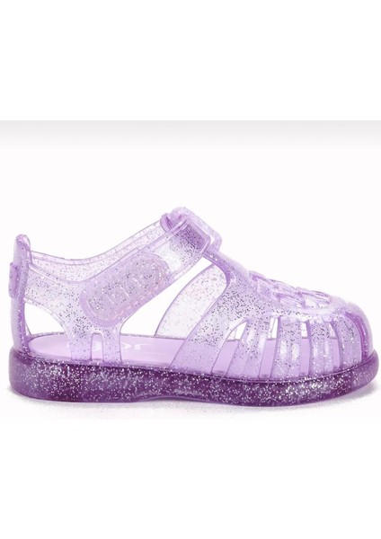 Tobby Gloss Glitter Kız Çocuk Lila Sandalet modelleri