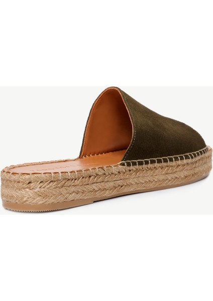 Deri Espadril Terlik modelleri