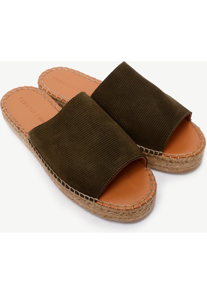 Deri Espadril Terlik fırsatları