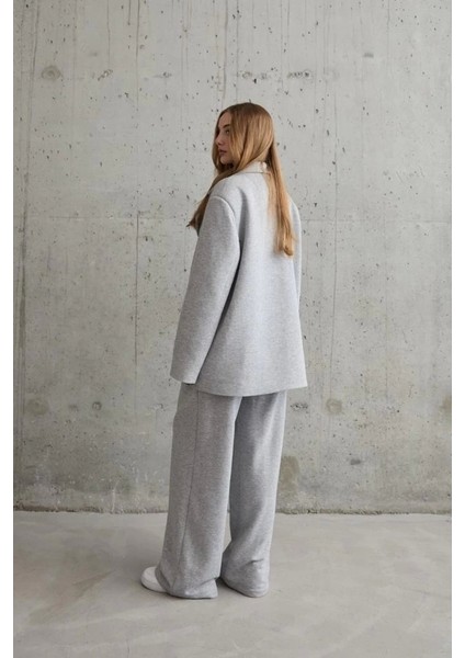 Gri 3-Iplik Comfort Ceket ve Pantolon Takım fırsatları