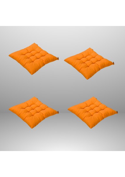 Sandalye Minderi 40X40 cm Turuncu