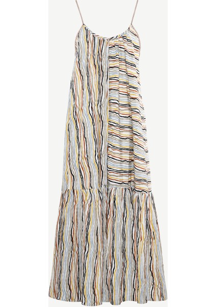 Askılı Arkası Bağlama Detaylı Uzun Elbise fırsatları