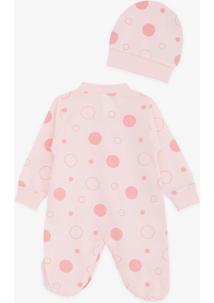 Kız Bebek Patikli Tulum Puan Desenli 0-3 Ay-6 Ay, Pudra fiyatları