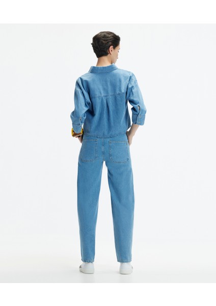 Düz Kesim Denim Pantolon modelleri