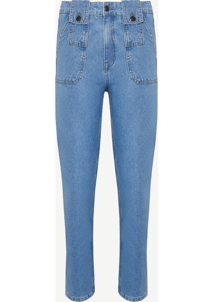 Düz Kesim Denim Pantolon fırsatları