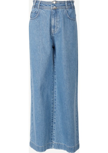 Kemer Detaylı Denim Pantolon fırsatları