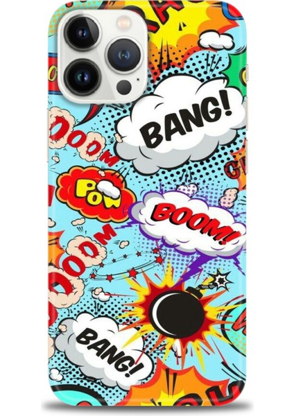 iPhone 15 Pro Kılıf Hd Baskılı - Bang Boom