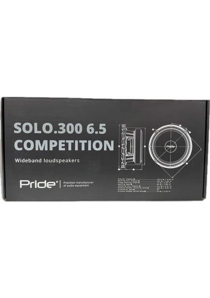 Solo 300 6.5 Competiton 16 cm 600W 300RMS Spl Midrange Russia