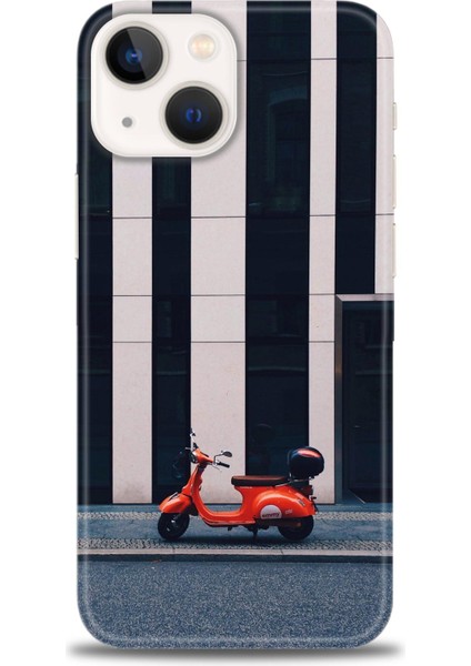 Iphone 15 Kılıf Hd Baskılı - Kırmızı Motor