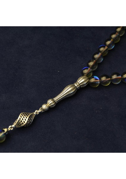 Gümüş Imame Gümüş Püskül Küre Kesim 8.x8 mm Doğal Termal Kuvars Taşı Tesbih fiyatları