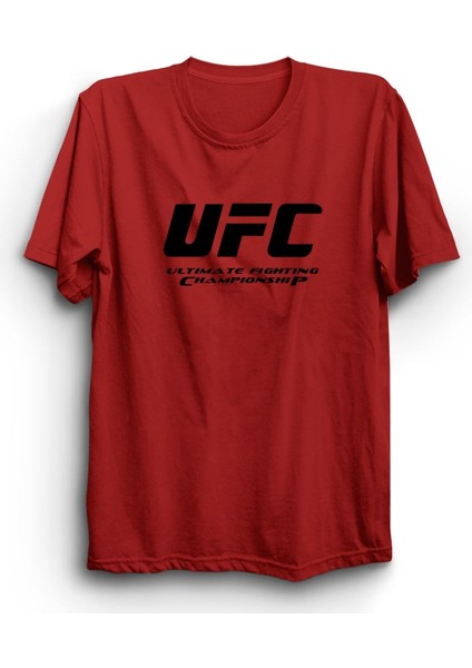 Ultimate Fighting Championship, Ufc, Yazı, Baskılı %100 Pamuk Tişört