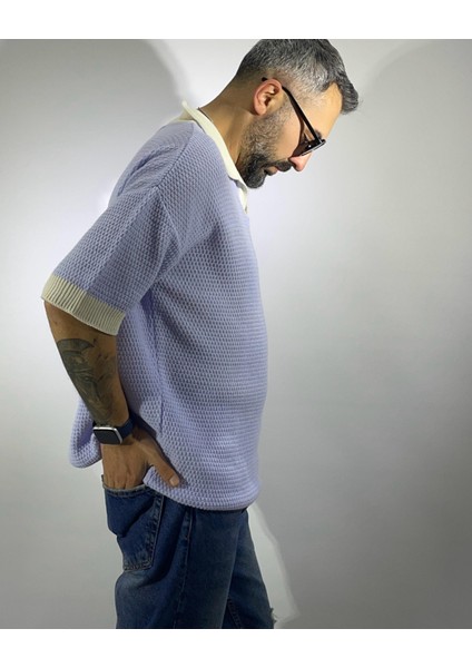 Örme Triko Polo Yaka T-Shirt