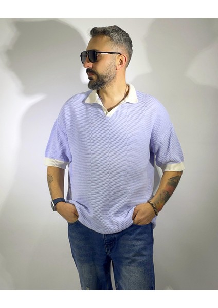 Örme Triko Polo Yaka T-Shirt