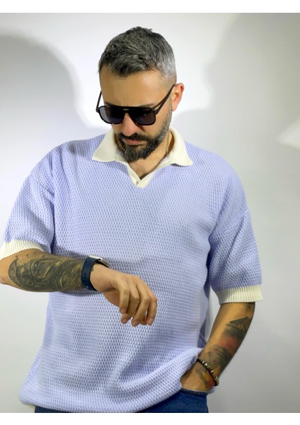 Örme Triko Polo Yaka T-Shirt