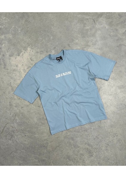 See The World Mavi Oversize T-Shirt