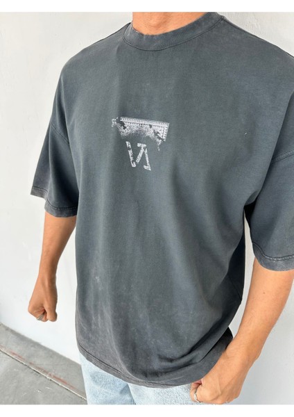 Kilim Baskılı Oversize T-Shirt fırsatları