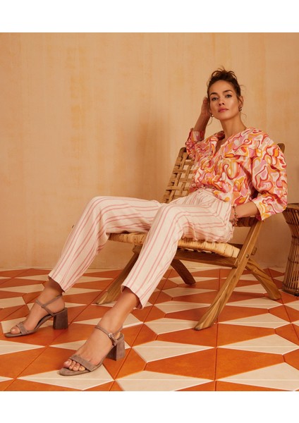 Kırma Detaylı Gömlek