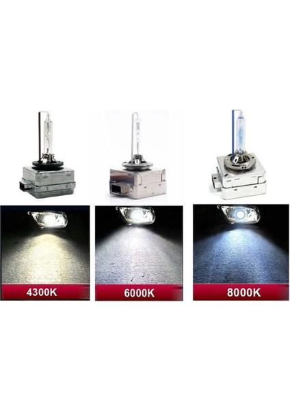 1 Adet D3S 6000K Beyaz Renk Xenon Ampul