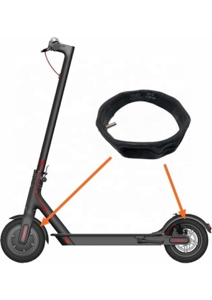 Xiaomi M365 Pro Elektrikli Scooter Iç Lastik Şambrel 8.5 Inch E-Dobay