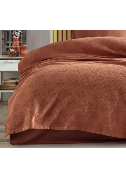 Sandal Kiremit Tek Kişilik Pike Takımı