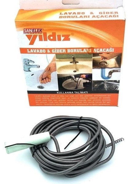 Buffer® Lavabo ve Gider Boru Açacağı (3 Metre)