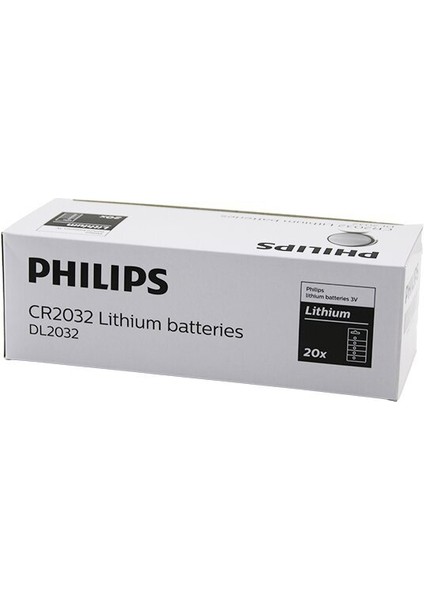 Phılıps Lithium CR-2032 Para Pili 3V 5li Kart (3791) fiyatları
