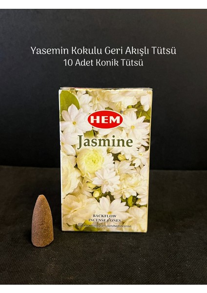 10 Adet Geri Akışlı Konik Tütsü & Oda Kokusu Sakinlik, Ferahlık, Ruhsal Şifa